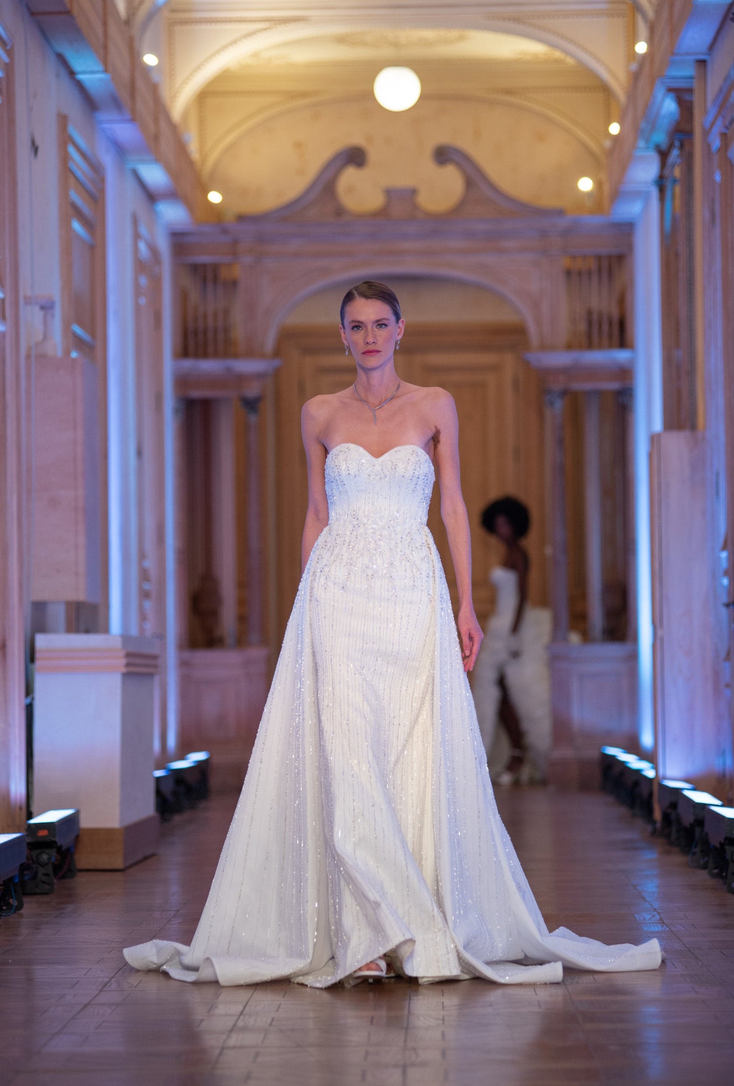Sparkling Heart-Shaped Bridal Beauty