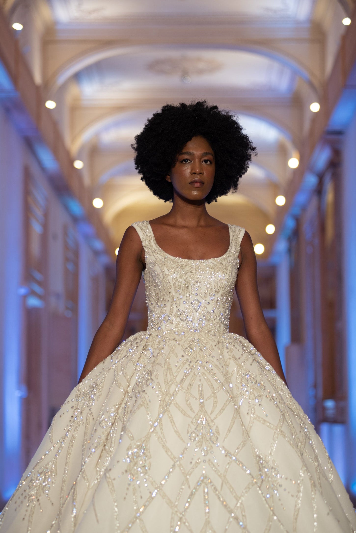 Ivory Royalty Crystal Princess Gown