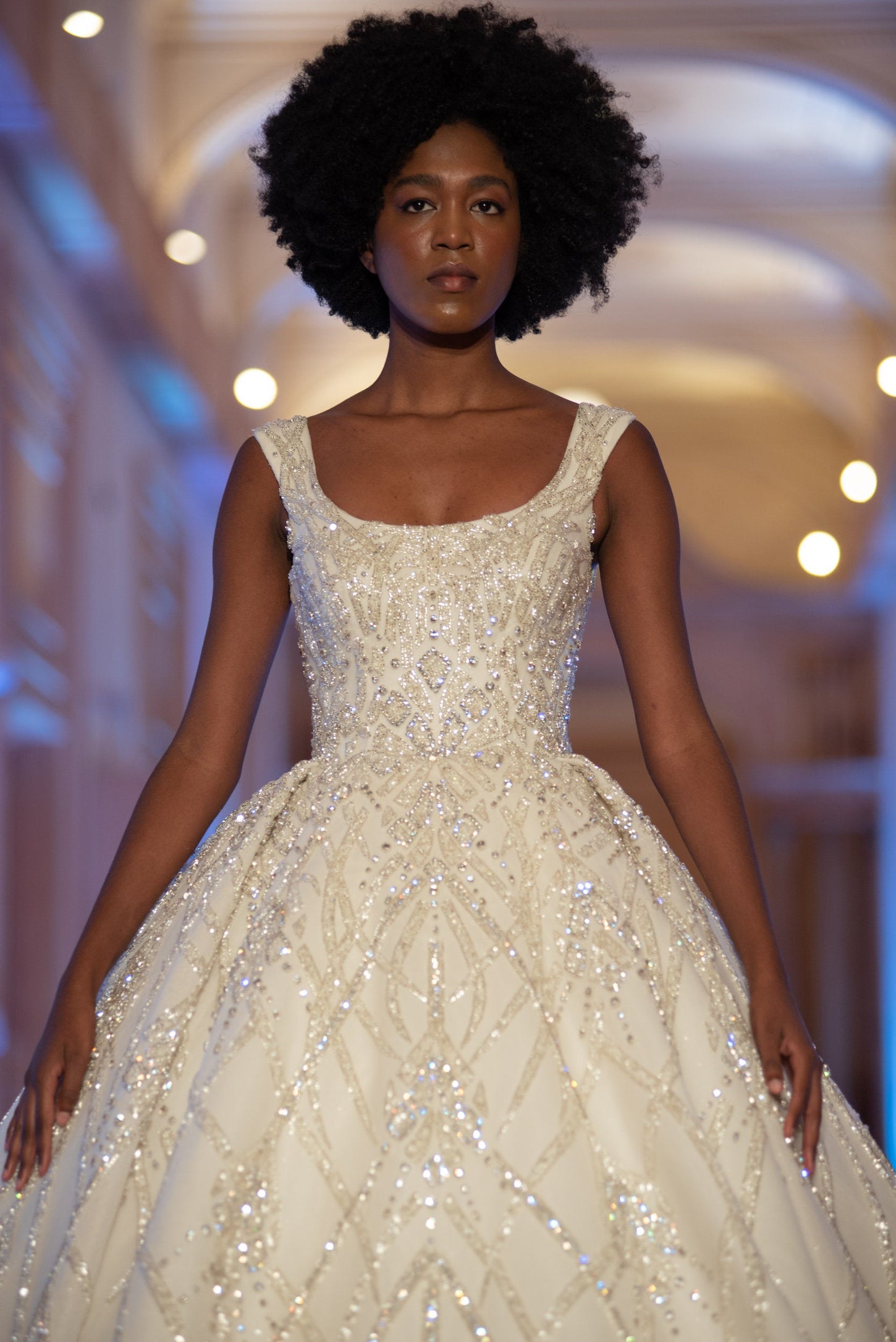 Ivory Royalty Crystal Princess Gown