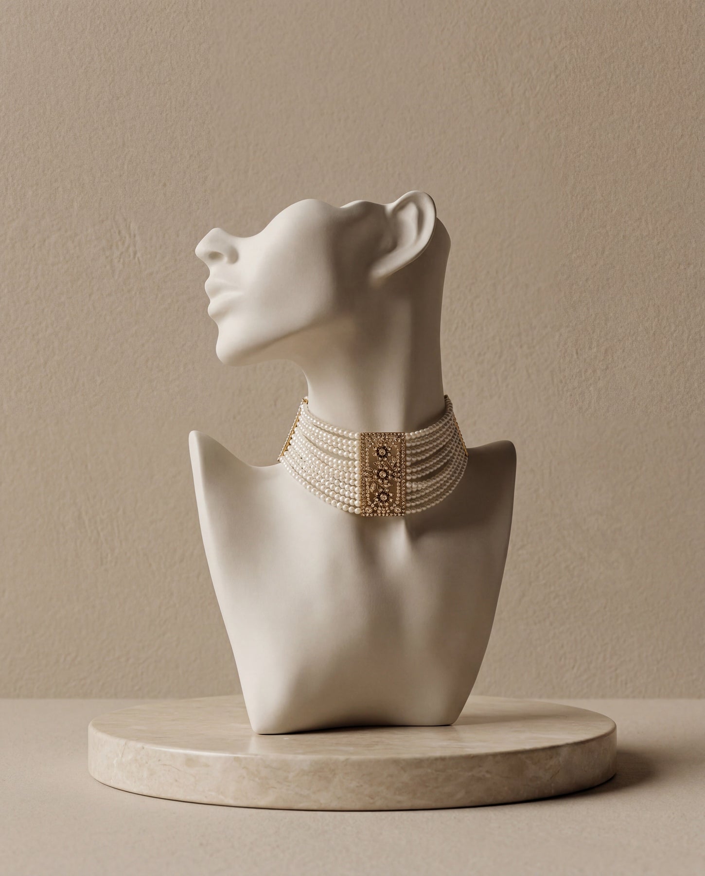 Pearl Bridal Choker