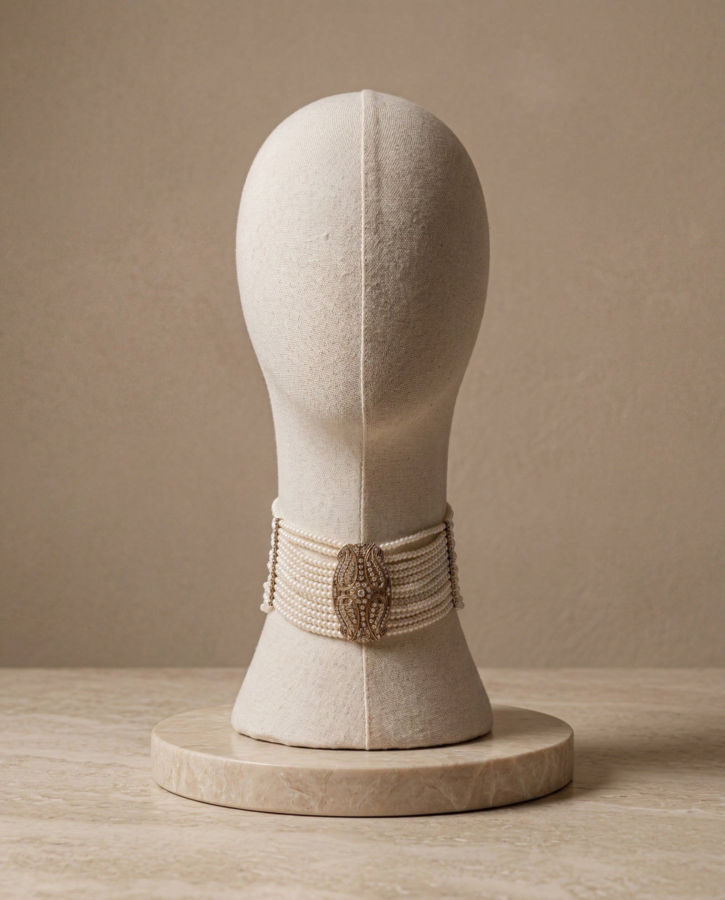 Pearl Medallion Choker
