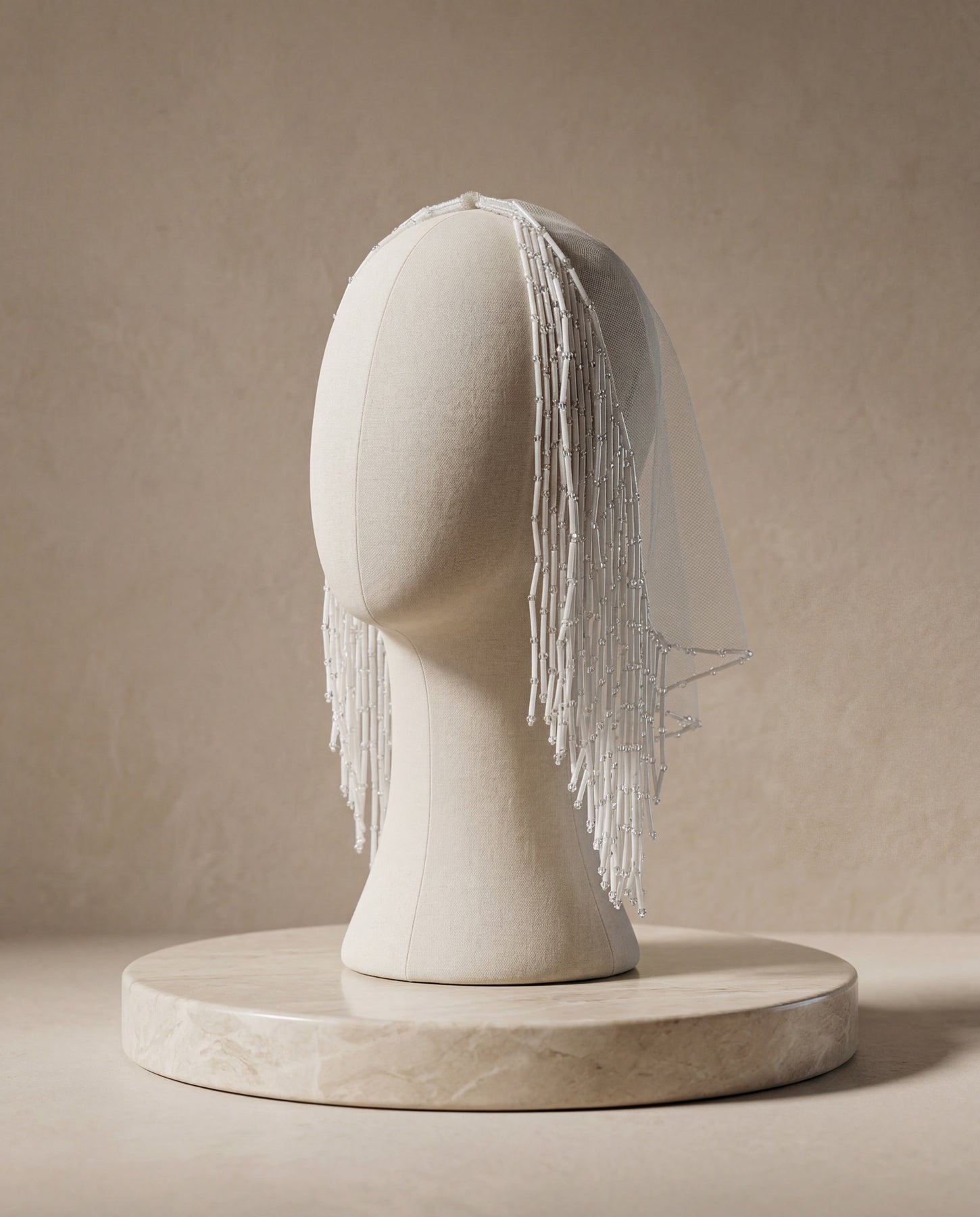 Crystal Fringe Veil