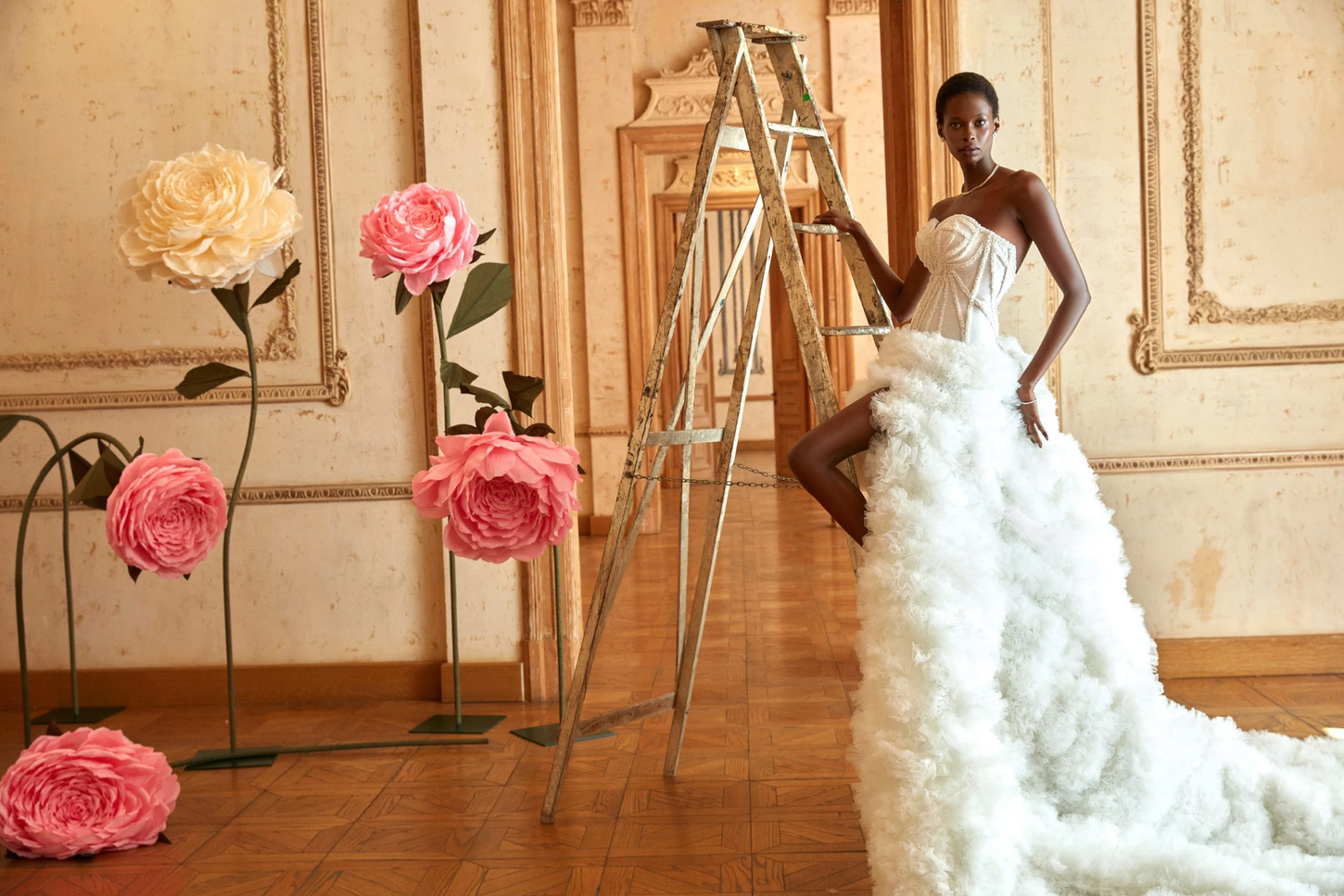 Shimmering Heartbeat Tulle Mermaid Gown