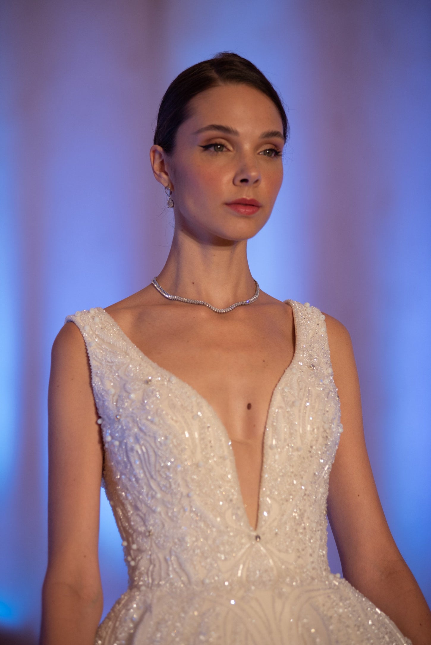 Crystal Radiance Ivory Princess Gown