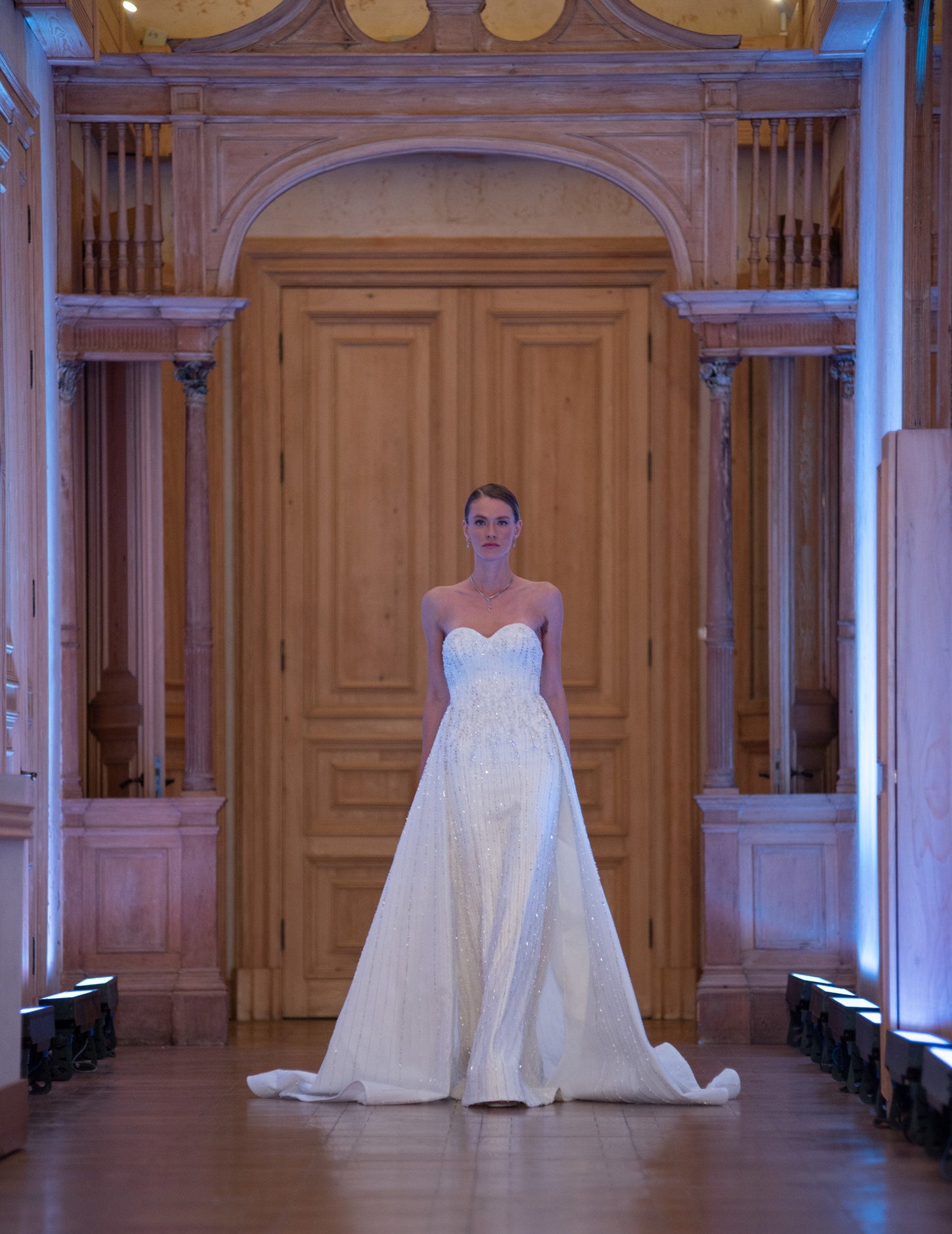 Sparkling Heart-Shaped Bridal Beauty
