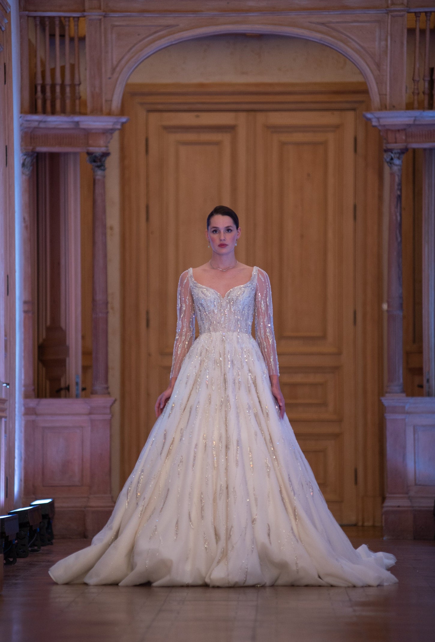 Glamorous Ivory Ball Gown
