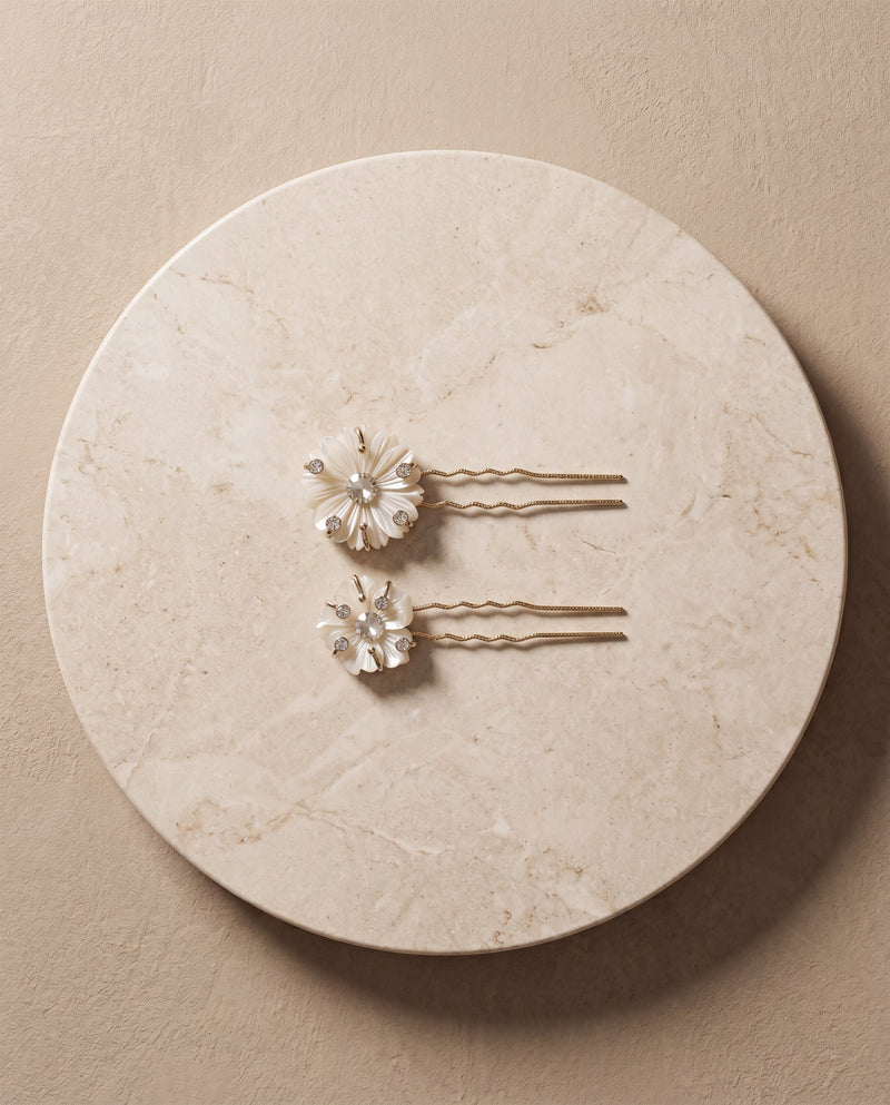 Floral Hair Pins