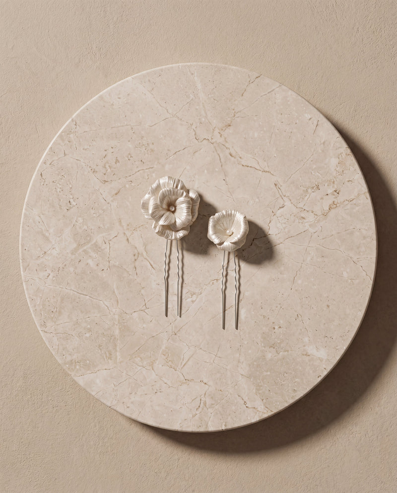 Porcelain Hair Pins
