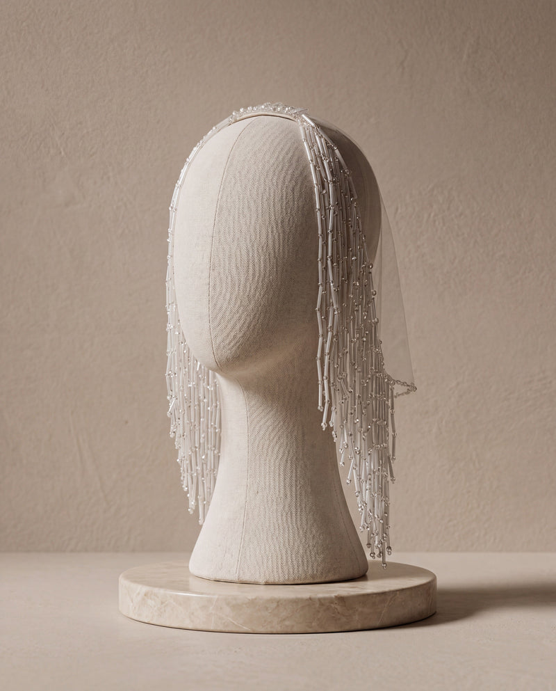 Crystal Fringe Veil